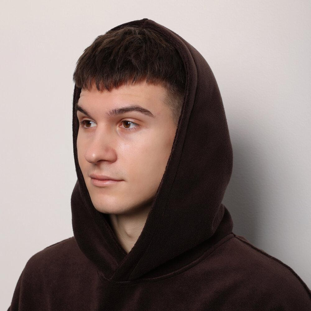 Флісовий зимовий чоловічий костюм Pobedov Mariot. Темно-шоколадний чоловічий флісовий костюм Київ - фото 2