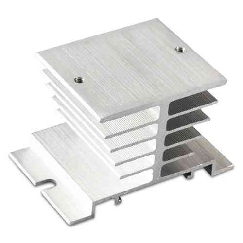 Радиатор охлаждения для твердотельного реле SSR 10-40A на DIN-рейку, алюминиевый, крепление 35 мм Киев