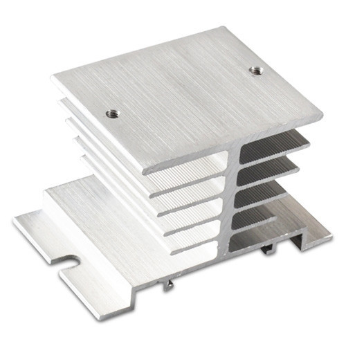 Радиатор охлаждения для твердотельного реле SSR 10-40A на DIN-рейку, алюминиевый, крепление 35 мм Киев - изображение 1