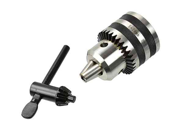 Патрон дриля "GeKo" з ключем, конус B22, свердло 5 - 20мм Стрый