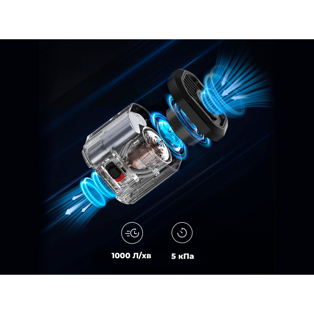 Портативний повітряний насос Flextail Evo Pump 3, 1000 л/хв, помаранчевий Киев - изображение 9