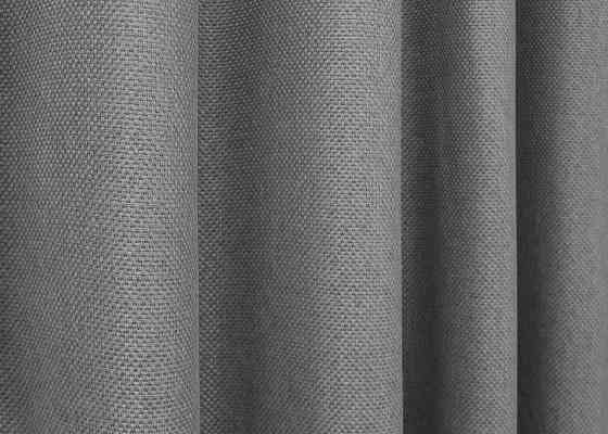 Комплект коротких штор VR-Textil Лен-блэкаут № 1797ш Серый 130х170см 2 шт (35-0380) Киев