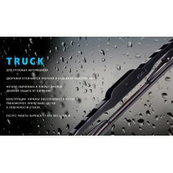 Двірник VOIN 24&quot; 600мм для вантажівок каркасний (TPTR-24&quot;-PC) TRUCK Вінниця - фото 3