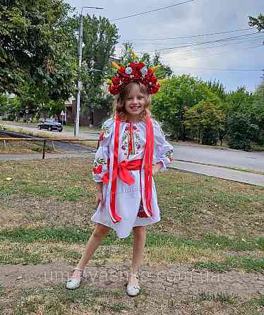 Дитяче вишите плаття з калиною Кривий Ріг
