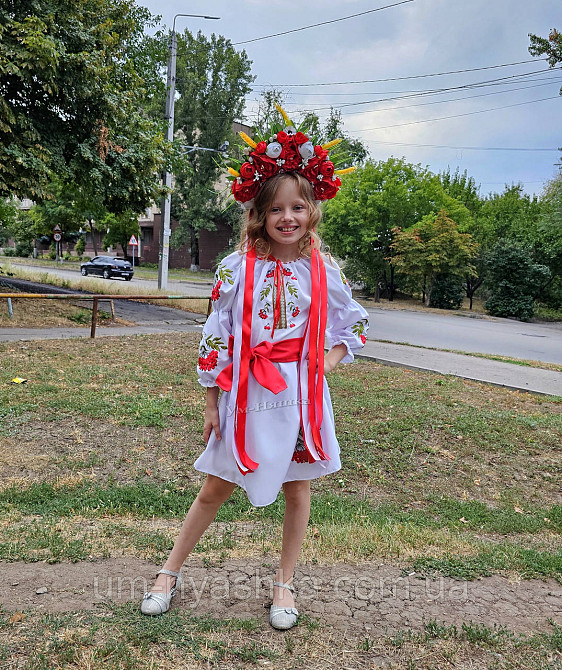 Детское вышитое платье с калиной Кривой Рог - изображение 6