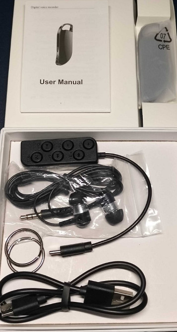 Брелок Диктофон мини цифровой V11 32Гб С голосовой активацией VOR. Харьков - изображение 1