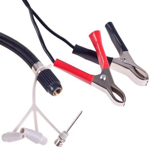 Компрессор Торнадо KA-T12191, 150 psi, 28 Ампер, 90 л, с клеммами, фонарём и шлангом 7,5 м с дефлятором, 2 цилиндра Харьков - изображение 5