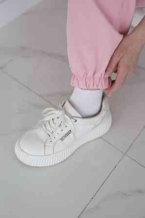 Жіночі широкі штани джогери "Flavio" Норма та батал Рожевий, 46-48 Київ