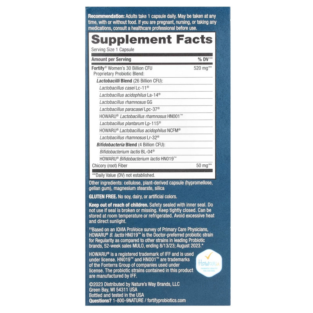 Пробіотики для жінок Nature's Waу Fortify 30 капс Київ - фото 3