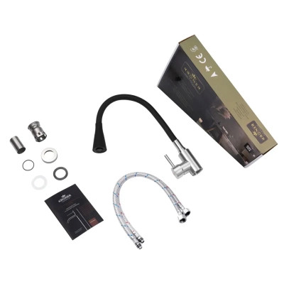 Смеситель Kroner Klassisch-ESG031BLK (CV035371) Винница - изображение 7