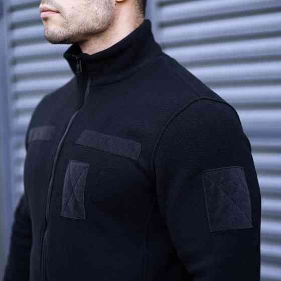 Толстовка флісова Pobedov Voin з липучками Чорний S BLto2 541Sba Київ