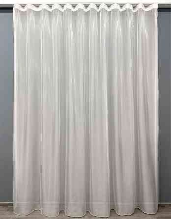 Тюль VR-Textil 001т Органза однотонна Бежевый 400х270 см (42-0491) Киев