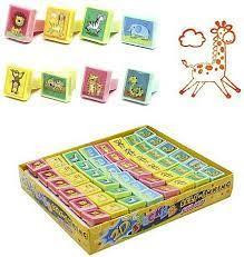 Штампи дитячі "Зоо",6 видів, в дісплеї/48/, ЦІНА ЗА шт Київ - фото 1