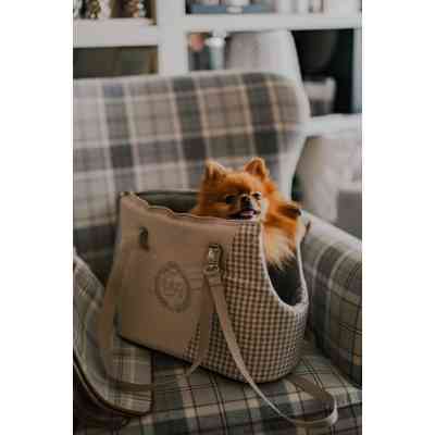 Переноска для тварин Chloe&apos;s Home Berlin екрю 43x27x17 см бежева (CLH5033) Вінниця