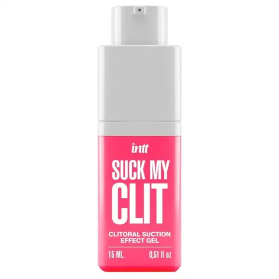 Смоктайзер для клітора Intt Suck My Clit Wild Strawberry (15 мл), полуниця, гель з ефектом посмоктування Львів
