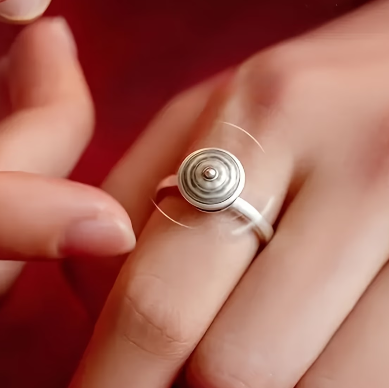 Каблучка‑спінер з нержавіючої сталі, регульована, антистрес Київ - фото 2