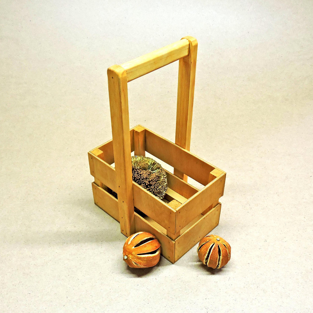 Подарунковий кошик "Шеллі 12х20" каррі Миколаїв - фото 1