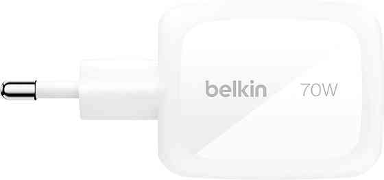 Мережевий зарядний пристрійBelkin BoostCharge Pro 3-Port GaN Wall Charger 70 W White (WCH018HQWH) ( 15313 ) Харків
