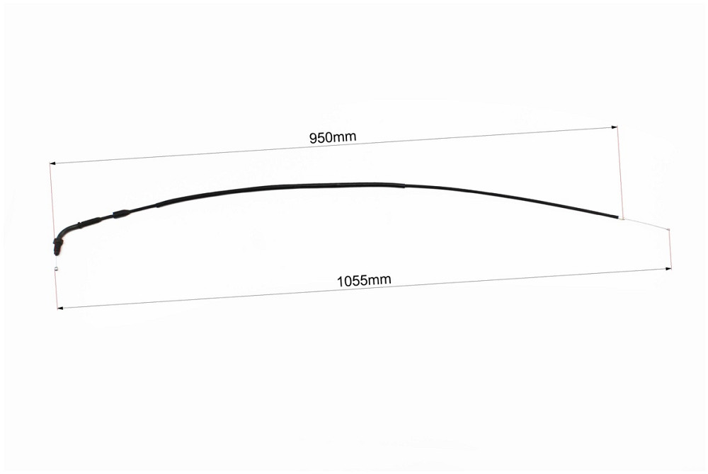 Трос газу V200 (трос 105см; кожух 95см), з різьбою Київ - фото 3