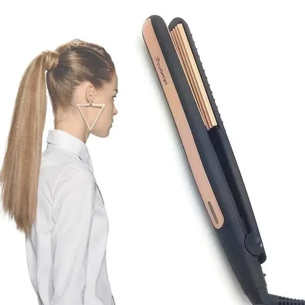 Щипці для волосся плоскі GM 2955 (плоска) з індикатором нагріву, зручна рукоятка Одеса - фото 2