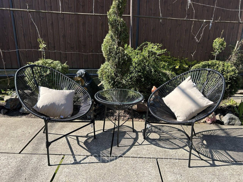 Меблі плетені з ротанга балконні Київ - фото 1