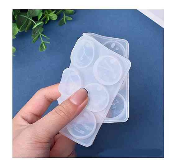 Силиконовая форма Знаки зодиака для эпоксидной смолы 12 кулонов Киев