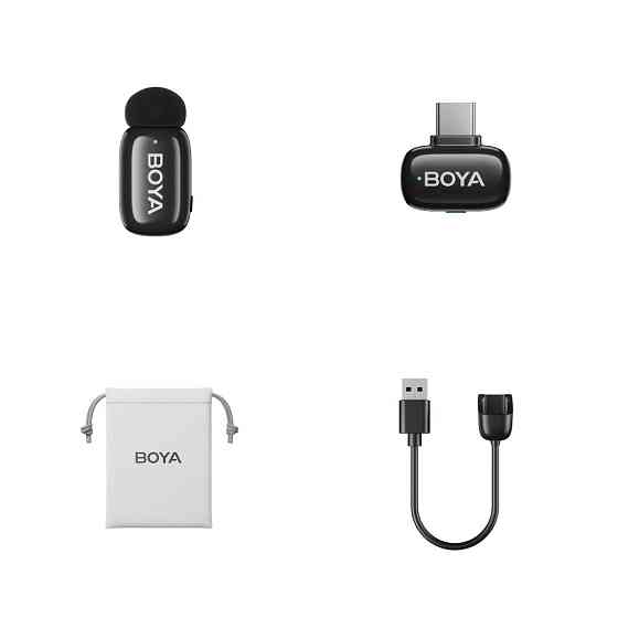 Мікрофон бездротової міні для телефону Type-C Boya Mini-17 SBR Київ