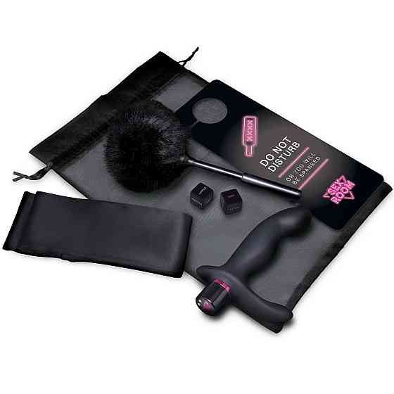 Набор для анальных игр Dream Toys Sex Room, 6 предметов, черный/розовый Sex Aura Киев