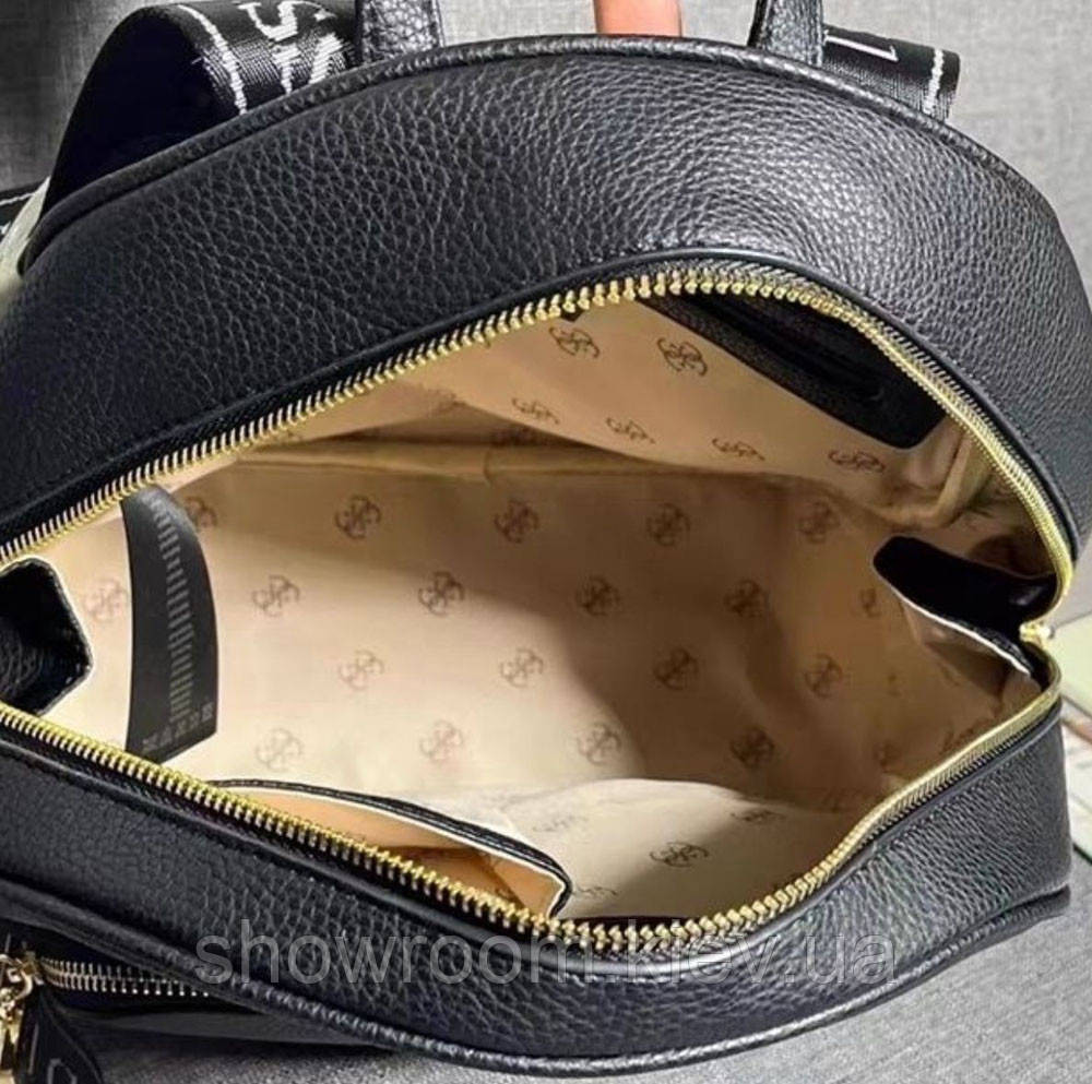 Женский небольшой рюкзак Guess (8119) черный Киев - изображение 4