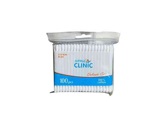 Ватні палички 100 шт VРN-011 ТМ NORMAL CLINIQUE Київ