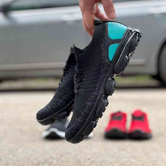 Кросівки в стилі N!ke VaporMax Чорні Чоловічі Чорні (розміри: 42) - 801 Дніпро