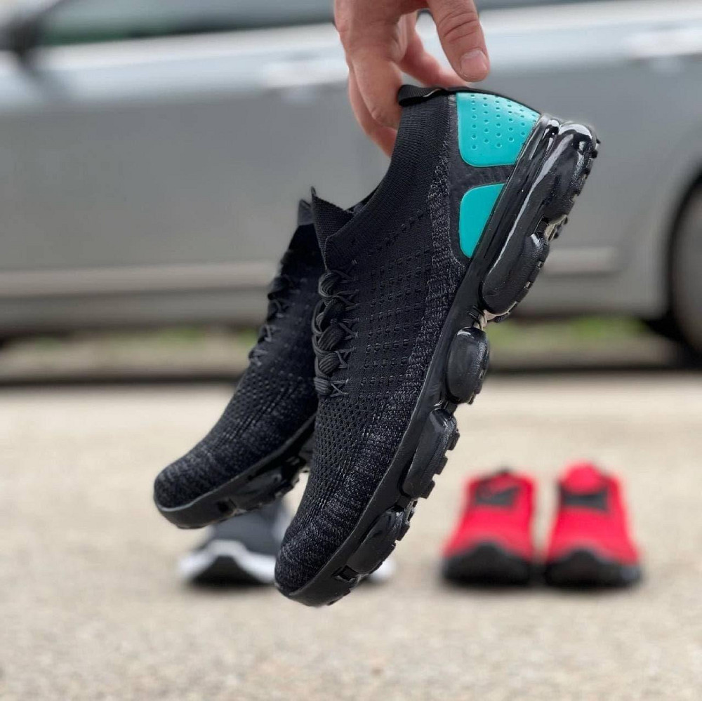 Кросівки в стилі N!ke VaporMax Чорні Чоловічі Чорні (розміри: 42) - 801 Дніпро - фото 2