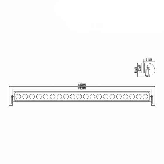 Автолампа світлодіодна Belauto Cree Combo LED (20*10w) Львів