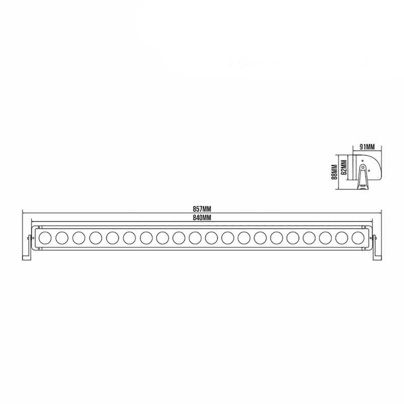 Автолампа світлодіодна Belauto Cree Combo LED (20*10w) Львів - фото 2