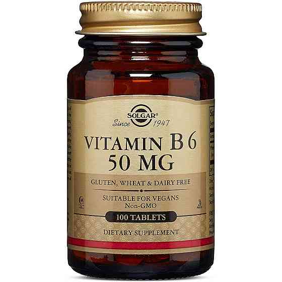 Вітамін В6 Solgar Vitamin B6 50 mg 100 tabs Луцьк