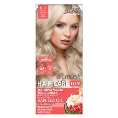 Оттеночный бальзам Acme Color Hair Care Ton Oil Mask 012 - Светло-русый (4820197009497) Винница