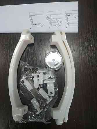 Ширма міжкімнатні гармошка №1 Білий ясен 820х2030х0,6 мм Дніпро