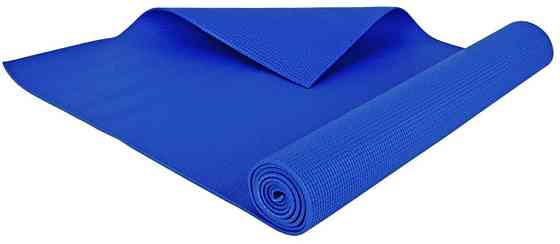 Килимок для йоги та фітнесу Power System PS-4014 PVC Fitness-Yoga Mat Blue (173x61x0.6) Киев