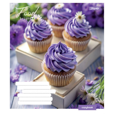 Тетрадь 1 вересня Bright FoodА5 96 листов клетка (768138) Винница - изображение 6