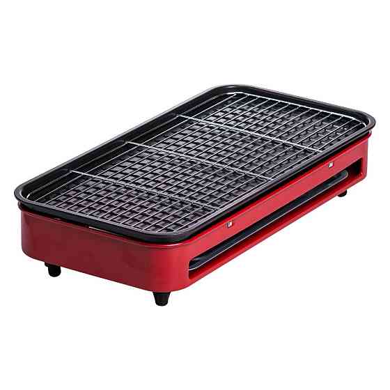 Электрический гриль настольный красный 1500 Вт Sokany SK-6112 Киев
