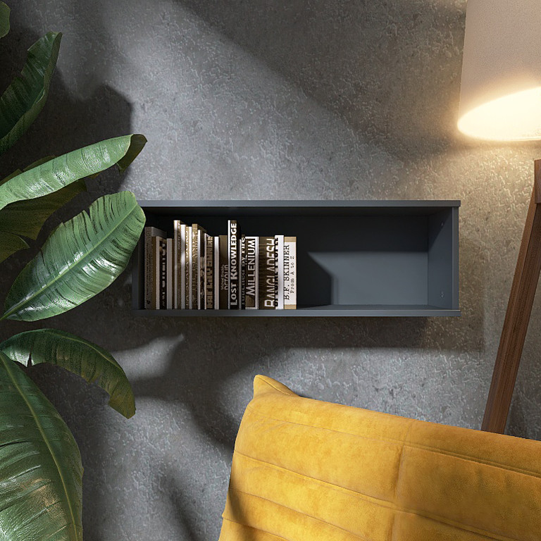 Полиця навісна Еверест ПЛН-2 Лайт Графіт (DTM-4908) Дніпро - фото 1