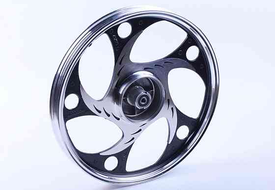 Диск колеса 1,4*17 (перед, барабан) (легкосплавний під 12 вісь) мотоцикл Альфа Мукачево