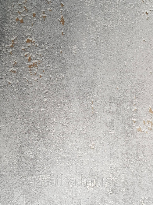 Шпалери вінілові на флізелін Marburg City glam метрові під штукатурку під бетон сірі з прожилками золотом Київ - фото 2