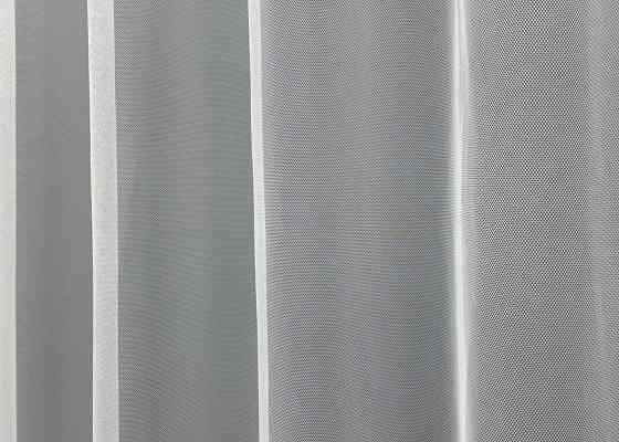 Тюль VR-Textil 1818т Грек-сетка с вышивкой и люрексом цвет Белый 300х270 см (42-0805) Киев