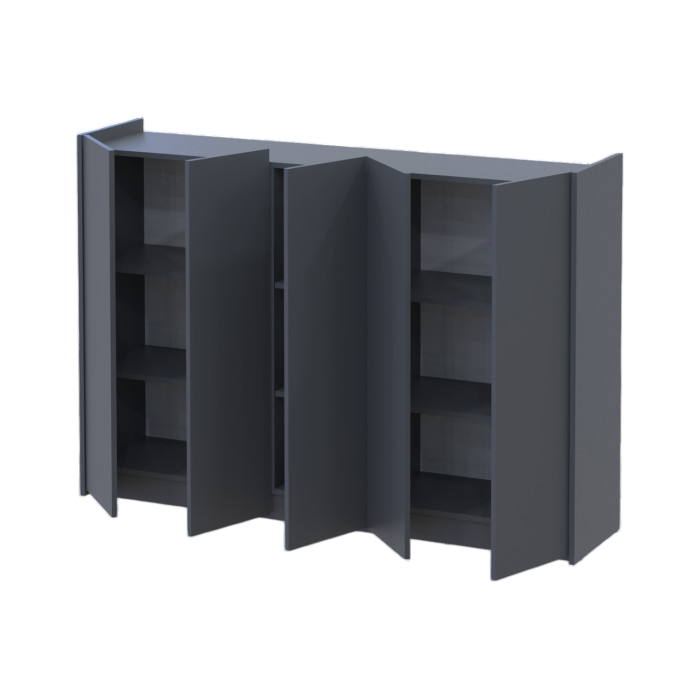 Полиці до тумби (2 шт) Doros Кассель Графіт 61.5х34.5х1.6 (DRS-011836) Дніпро - фото 5