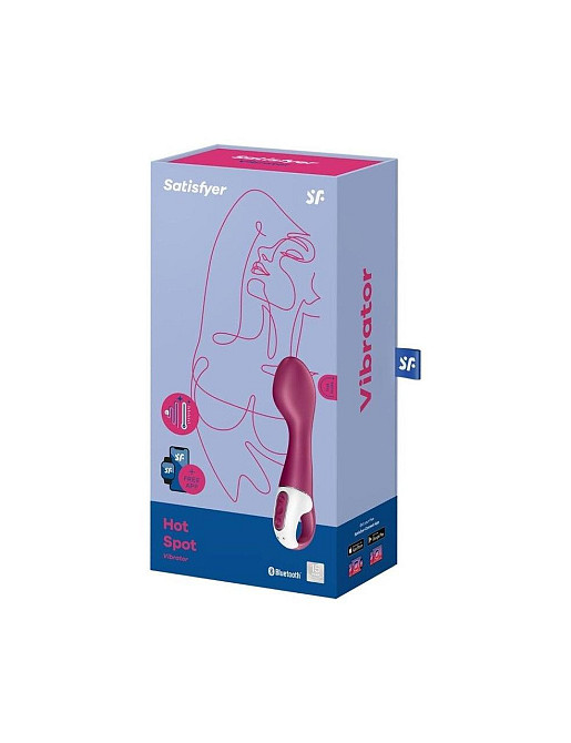 Смарт вібратор точки G Satisfyer Hot Spot з функцією підігріву Sex Aura Київ - фото 4