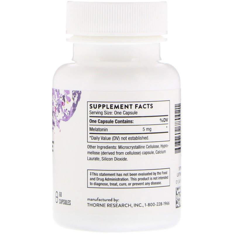 Мелатонін-5 для покращення сну Thorne Melaton-5 60 кап Київ - фото 2