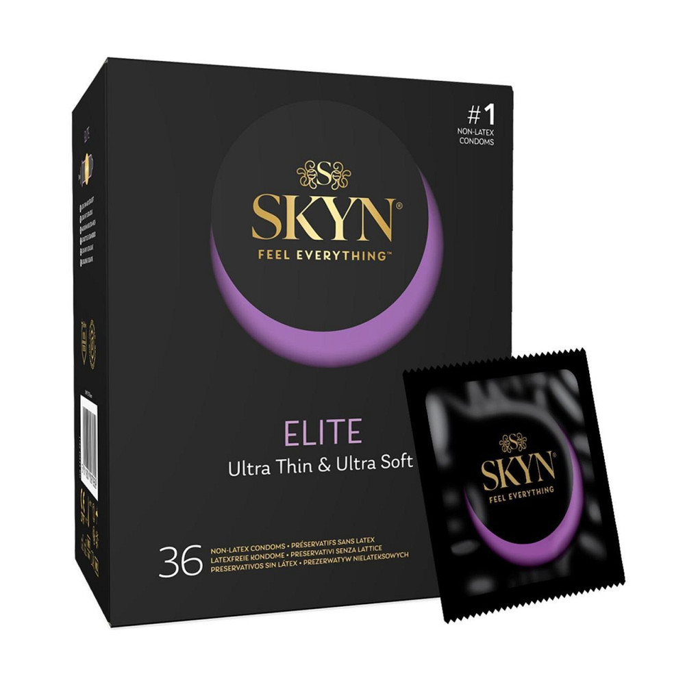 Безлатексные премиум-презервативы SKYN Elite 36 шт, ультратонкие Sex Aura Киев - изображение 1