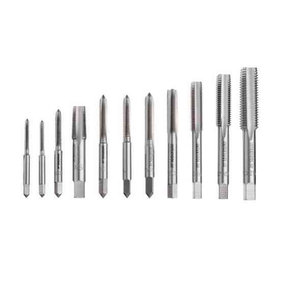 Набір плашок і мітчиків M3-M12, 40 од. INTERTOOL SD-8040 Київ