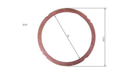 Прокладка головки циліндра метал — мотоблок дизель 192D Мукачево